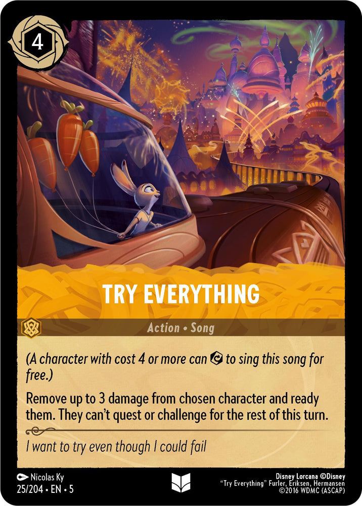 Try Everything (25/204) [Shimmering Skies] (ONLINE ORDER ONLY)