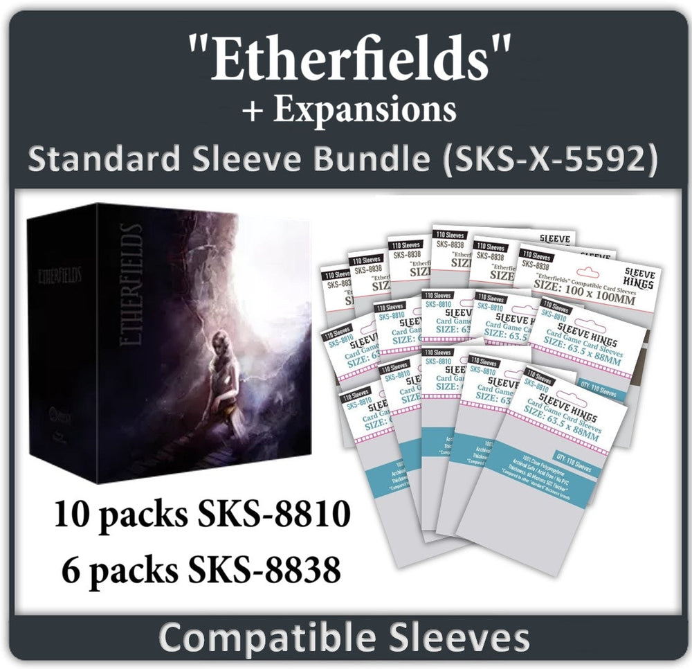 "Etherfields"+ Expansions Compatible Sleeve Bundle (8810 X 10 + 8838 X 6) (ONLINE ORDER ONLY)