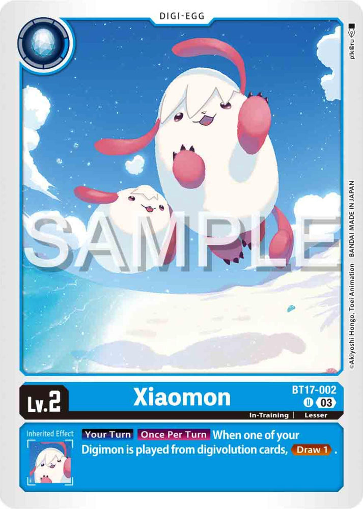 Xiaomon [BT17-002] [Secret Crisis] (ONLINE ORDER ONLY)