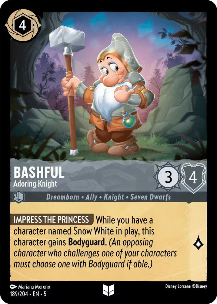 Bashful - Adoring Knight (189/204) [Shimmering Skies] (ONLINE ORDER ONLY)