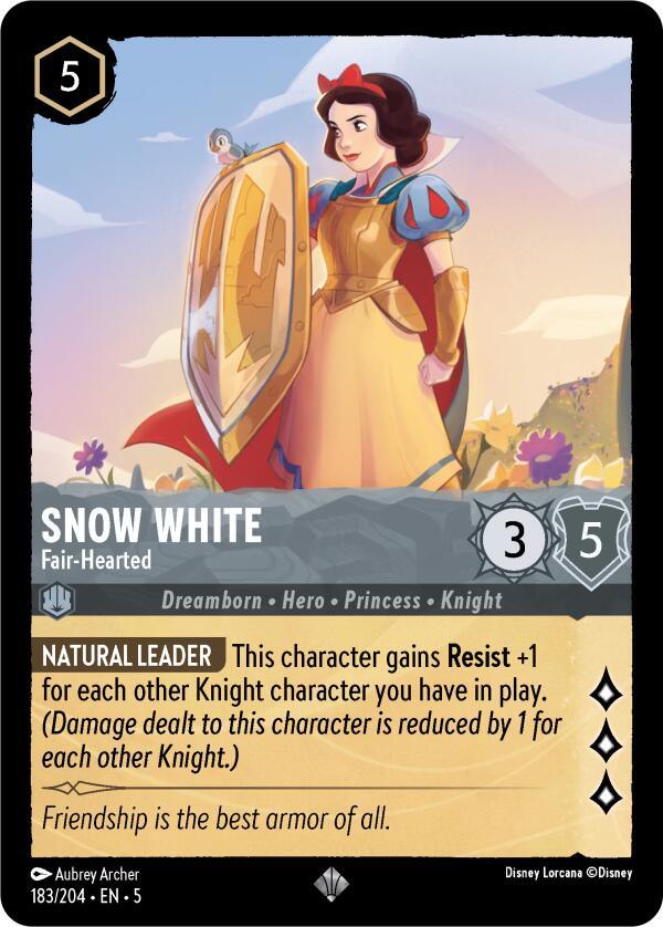 Snow White - Fair-Hearted (183/204) [Shimmering Skies] (ONLINE ORDER ONLY)