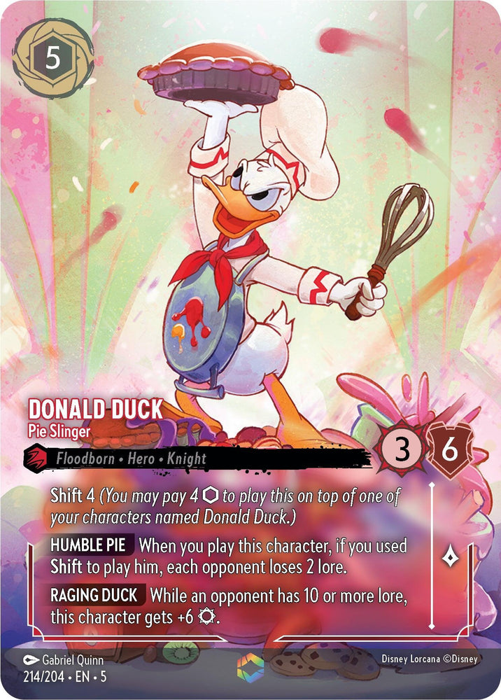 Donald Duck - Pie Slinger (Enchanted) (214/204) [Shimmering Skies] (ONLINE ORDER ONLY)