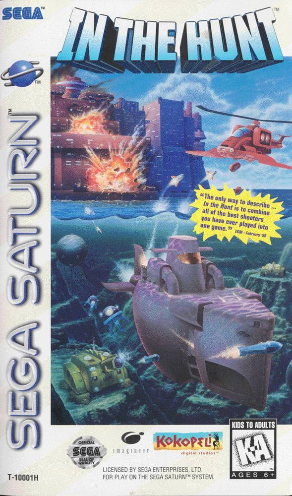 In the Hunt (Sega Saturn) (ONLINE ORDER ONLY)