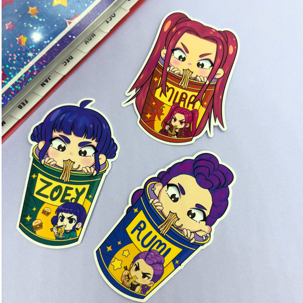 Demon Hunter's Ramen| Sticker Die Cut (ONLINE ORDER ONLY)