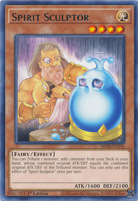 Spirit Sculptor [MP20-EN116] Rare (ONLINE ORDER ONLY)