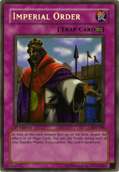 Imperial Order [PSV-104] Secret Rare (ONLINE ORDER ONLY)