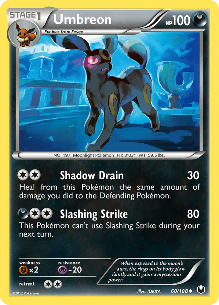 Umbreon (60/108) [Black & White: Dark Explorers] (Online Only)