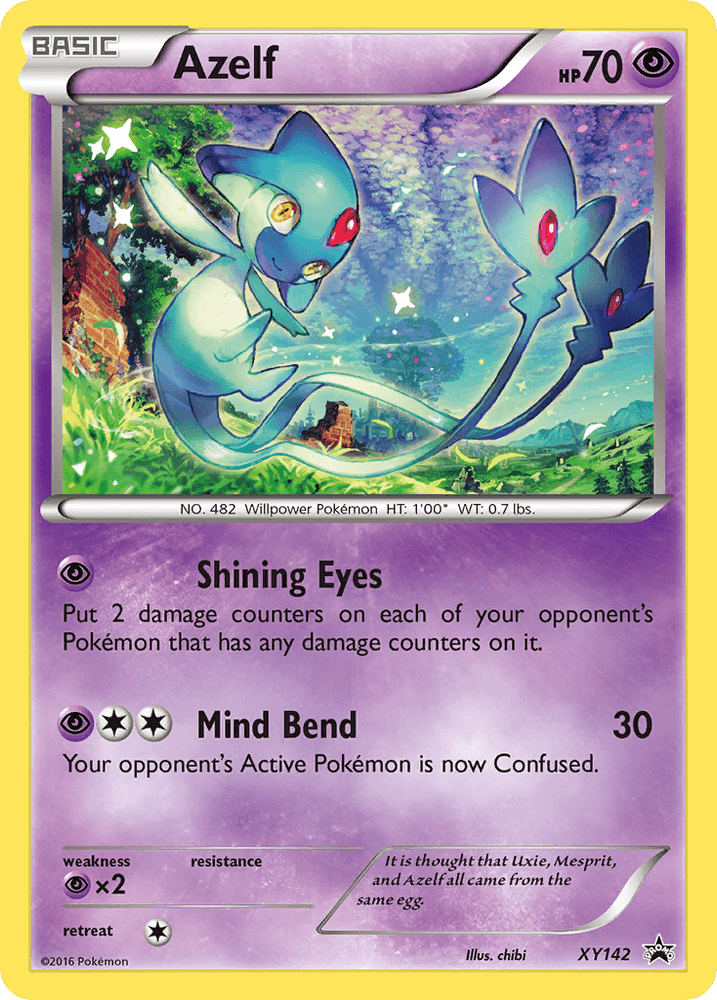 Azelf (XY142) [XY: Black Star Promos] (Online Only)