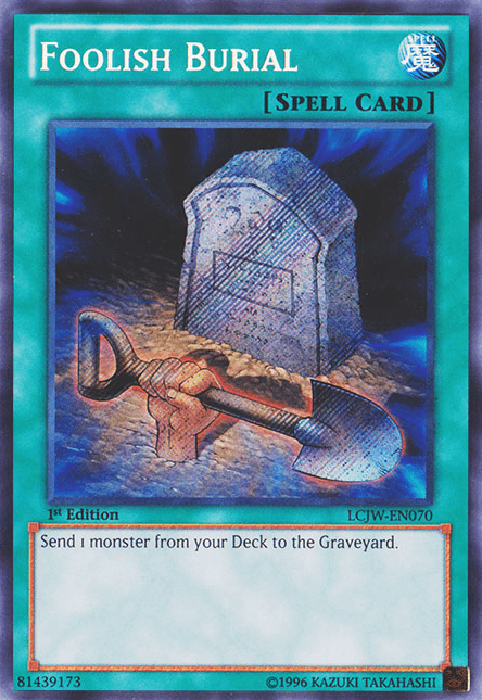 Foolish Burial [LCJW-EN070] Secret Rare (ONLINE ORDER ONLY)