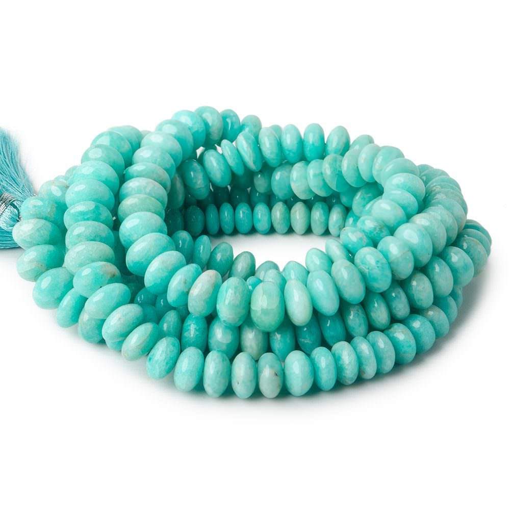 5.5-9mm Amazonite Plain Rondelle Beads 14 inch 80 pieces A (ONLINE ORDER ONLY)