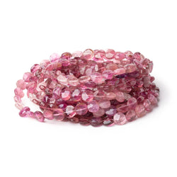 5.5mm Pink Tourmaline Faceted Coin Beads 16 inch 75 pieces AA (ONLINE ORDER ONLY)
