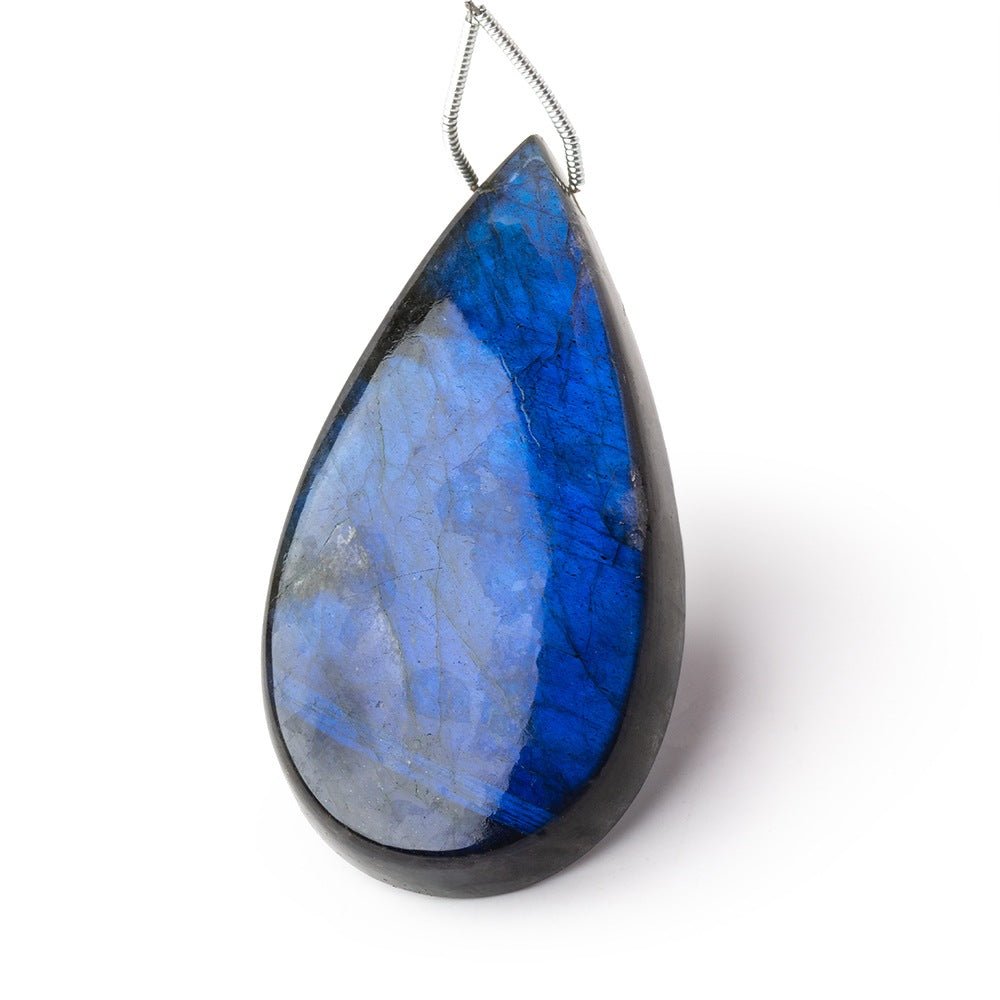 55x29x10mm Labradorite Plain Pear Pendant 1 AAA Focal (ONLINE ORDER ONLY)
