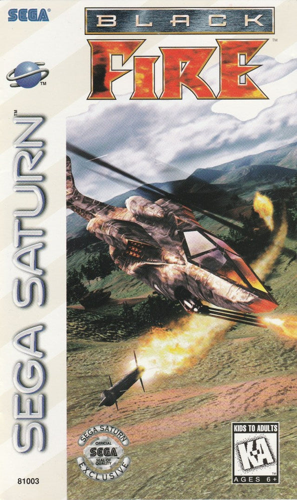 Black Fire (Sega Saturn) (ONLINE ORDER ONLY)