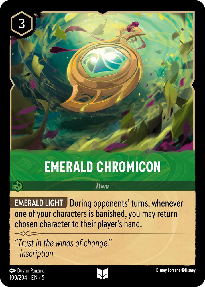 Emerald Chromicon (100/204) [Shimmering Skies] (ONLINE ORDER ONLY)