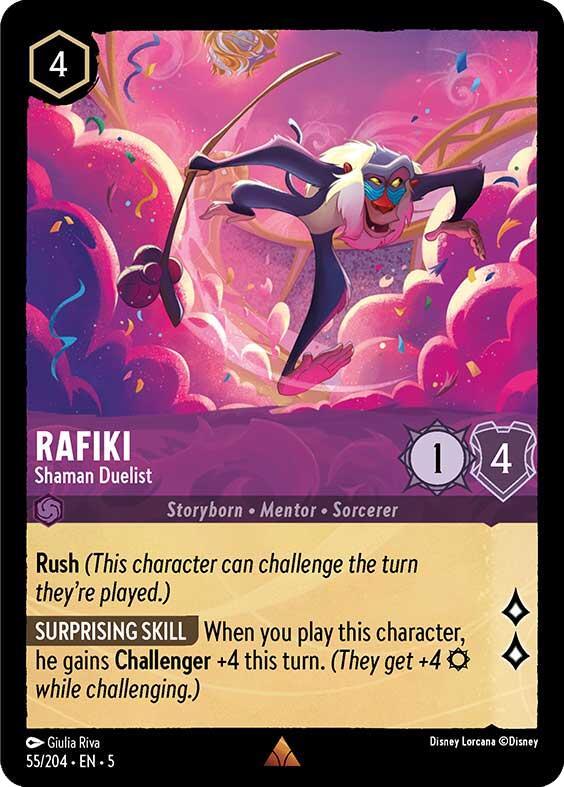 Rafiki - Shaman Duelist (55/204) [Shimmering Skies] (ONLINE ORDER ONLY)