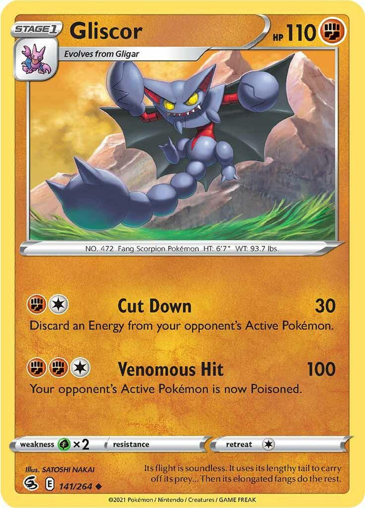 Gliscor (141/264) [Sword & Shield: Fusion Strike] (Online Only)