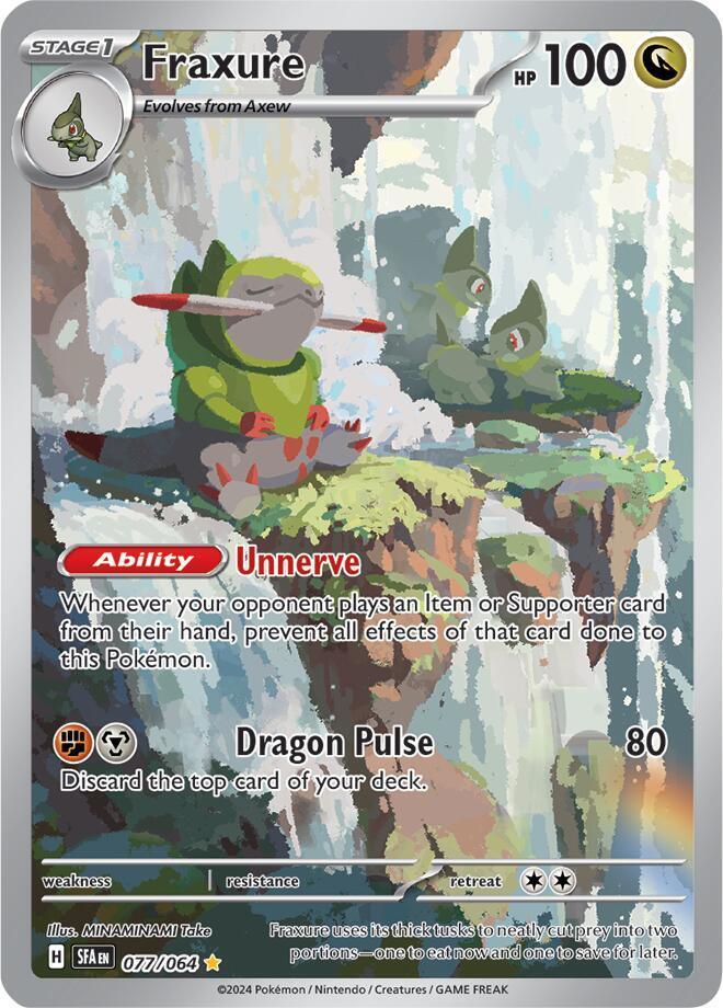 Fraxure (077/064) [Scarlet & Violet: Shrouded Fable] (Online Only)