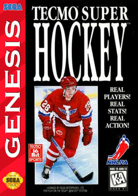 Tecmo Super Hockey (Sega Genesis) (ONLINE ORDER ONLY)