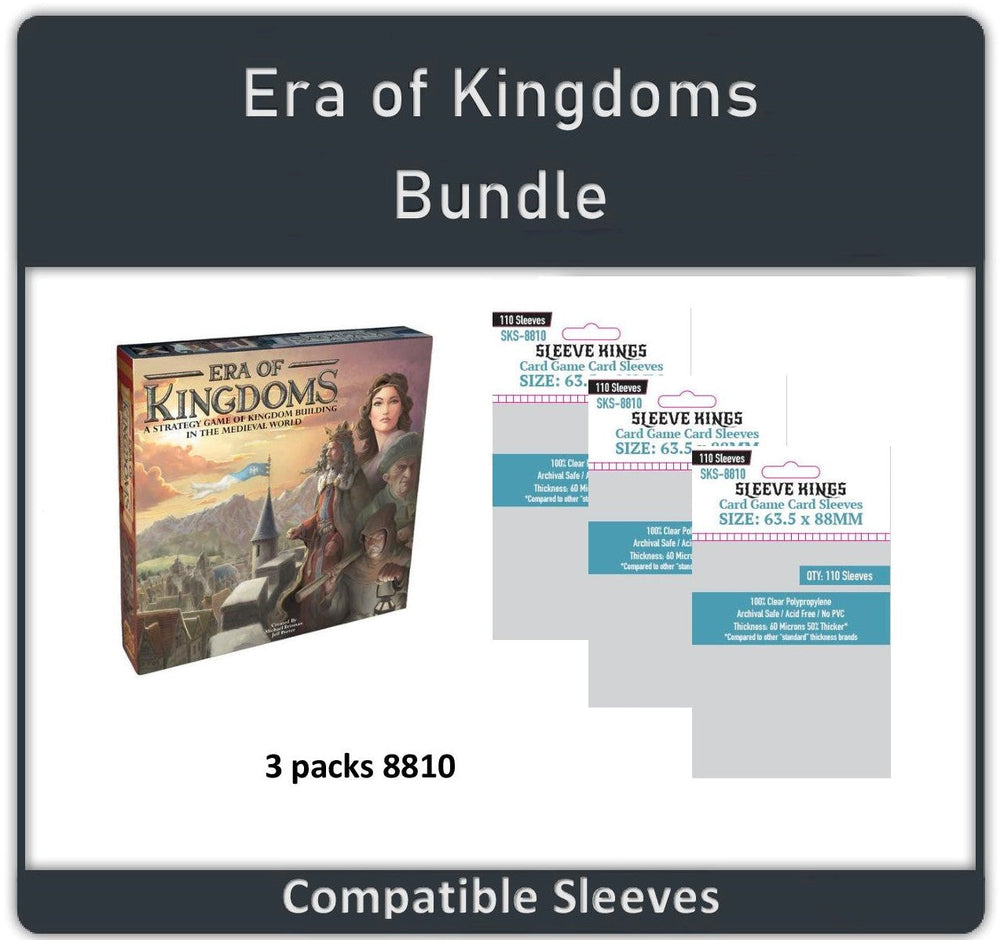 "Era of Kingdoms" Compatible Card Sleeve Bundle (8810 X 3) (ONLINE ORDER ONLY)