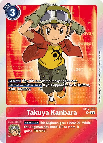 Takuya Kanbara [BT17-079] [Secret Crisis] (ONLINE ORDER ONLY)