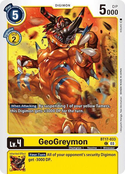 GeoGreymon [BT17-033] [Secret Crisis] (ONLINE ORDER ONLY)