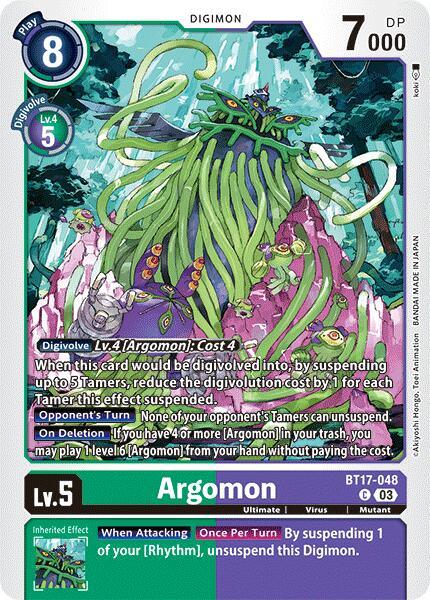 Argomon [BT17-048] - BT17-048 [Secret Crisis] (ONLINE ORDER ONLY)