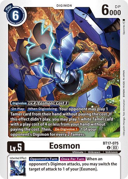 Eosmon [BT17-075] - BT17-075 [Secret Crisis] (ONLINE ORDER ONLY)