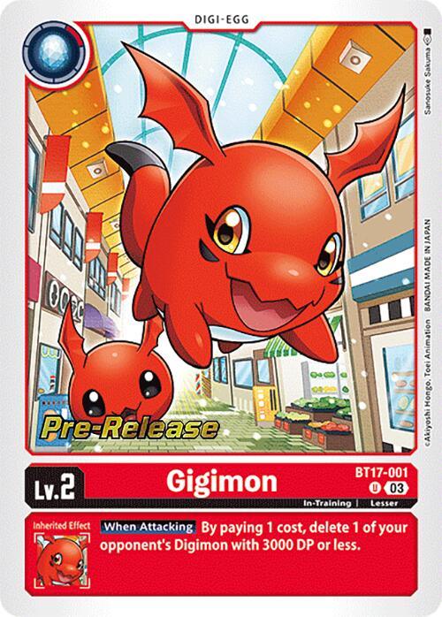 Gigimon [BT17-001] [Secret Crisis Pre-Release Cards] (ONLINE ORDER ONLY)