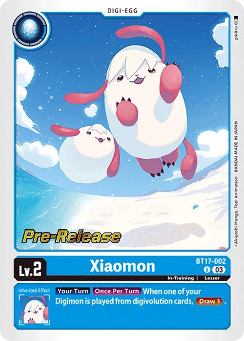 Xiaomon [BT17-002] [Secret Crisis Pre-Release Cards] (ONLINE ORDER ONLY)