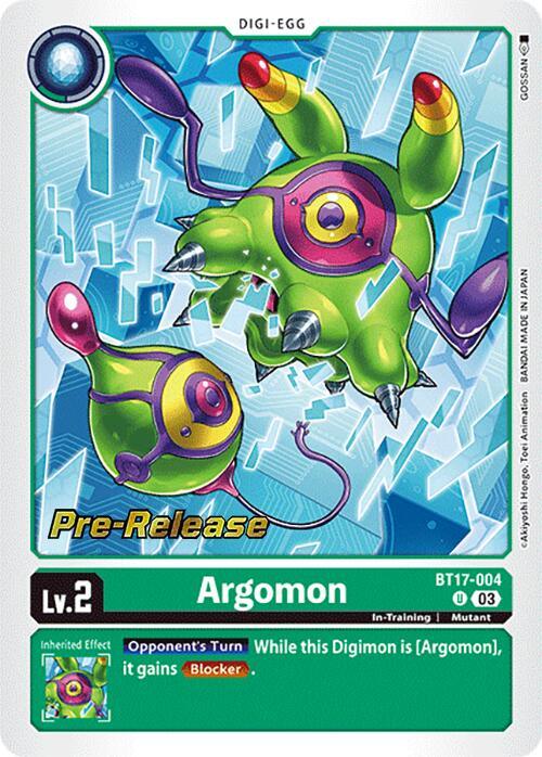 Argomon [BT17-004] [Secret Crisis Pre-Release Cards] (ONLINE ORDER ONLY)