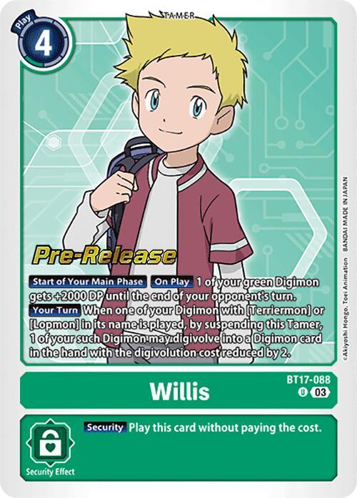 Willis [BT17-088] [Secret Crisis Pre-Release Cards] (ONLINE ORDER ONLY)
