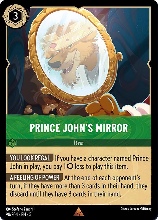 Prince John's Mirror (98/204) [Shimmering Skies] (ONLINE ORDER ONLY)