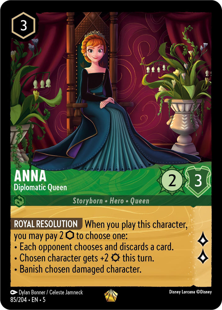 Anna - Diplomatic Queen (85/204) [Shimmering Skies] (ONLINE ORDER ONLY)
