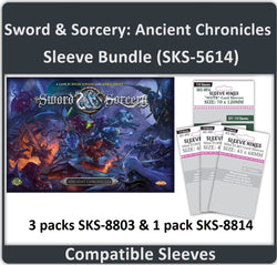 "Sword & Sorcery: Ancient Chronicles" Compatible Sleeve Bundle (8803 X 3 + 8814 X 1 ) (ONLINE ORDER ONLY)