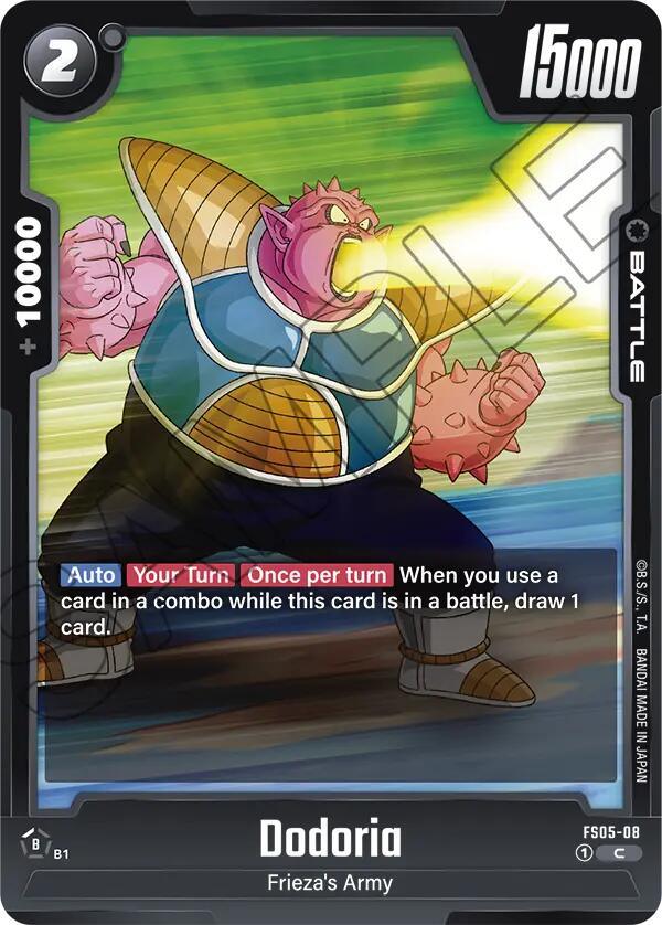 Dodoria [Starter Deck: Bardock] (ONLINE ORDER ONLY)