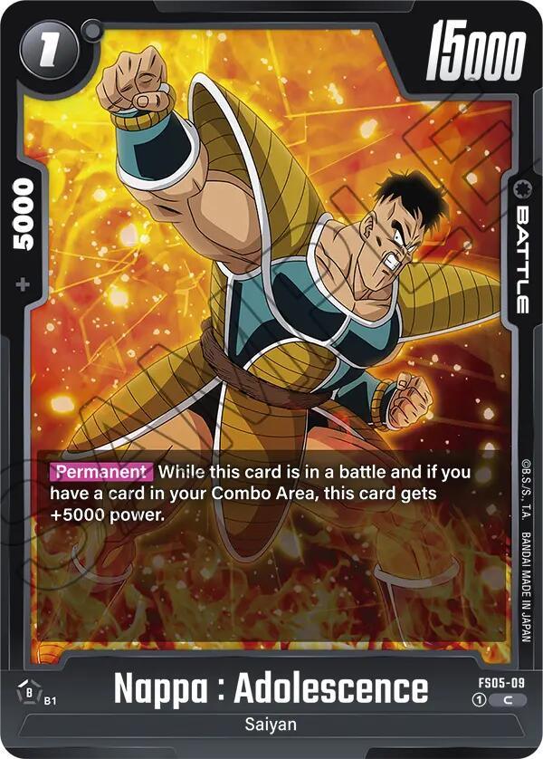 Nappa : Adolescence [Starter Deck: Bardock] (ONLINE ORDER ONLY)