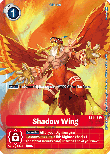 Shadow Wing [ST1-13] (Alternate Art) [Starter Deck: Gaia Red Promos] (ONLINE ORDER ONLY)