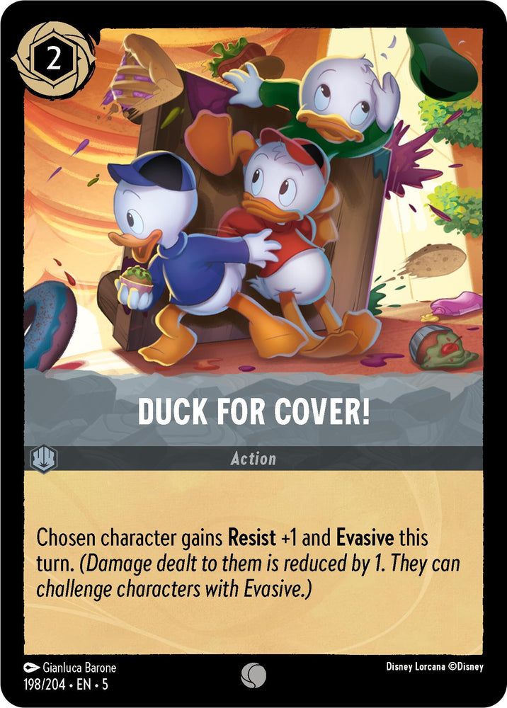 Duck for Cover! (198/204) [Shimmering Skies] (ONLINE ORDER ONLY)