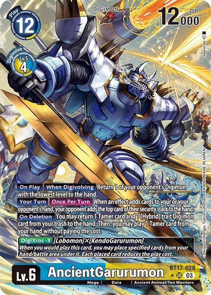 AncientGarurumon [BT17-028] (Alternate Art) [Secret Crisis] (ONLINE ORDER ONLY)