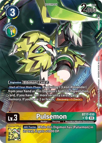 Pulsemon [BT17-030] (Alternate Art) [Secret Crisis] (ONLINE ORDER ONLY)