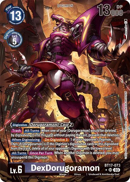 DexDorugamon [BT17-073] (Alternate Art) [Secret Crisis] (ONLINE ORDER ONLY)