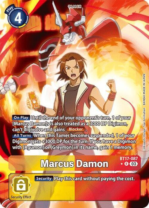 Marcus Damon [BT17-087] (Alternate Art) [Secret Crisis] (ONLINE ORDER ONLY)