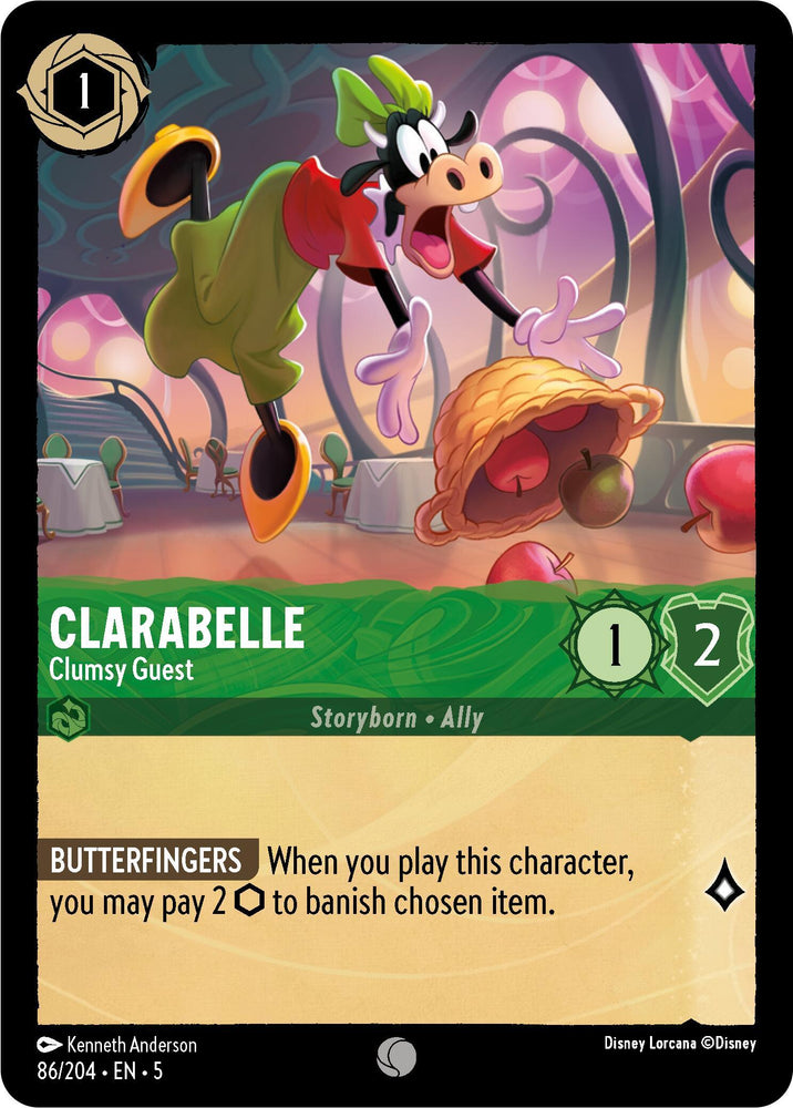 Clarabelle - Clumsy Guest (86/204) [Shimmering Skies] (ONLINE ORDER ONLY)