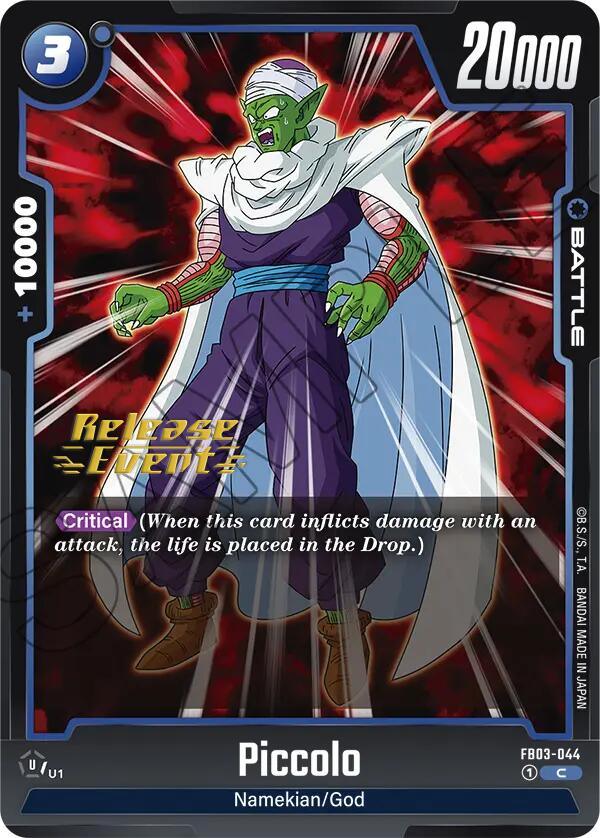 Piccolo (FB03-044) [Raging Roar Release Event Cards] (ONLINE ORDER ONLY)