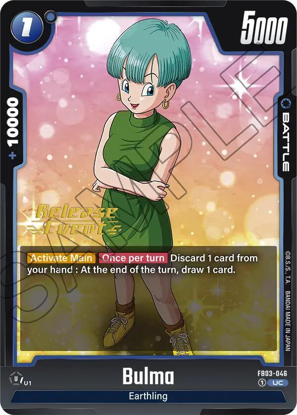 Bulma (FB03-046) [Raging Roar Release Event Cards] (ONLINE ORDER ONLY)