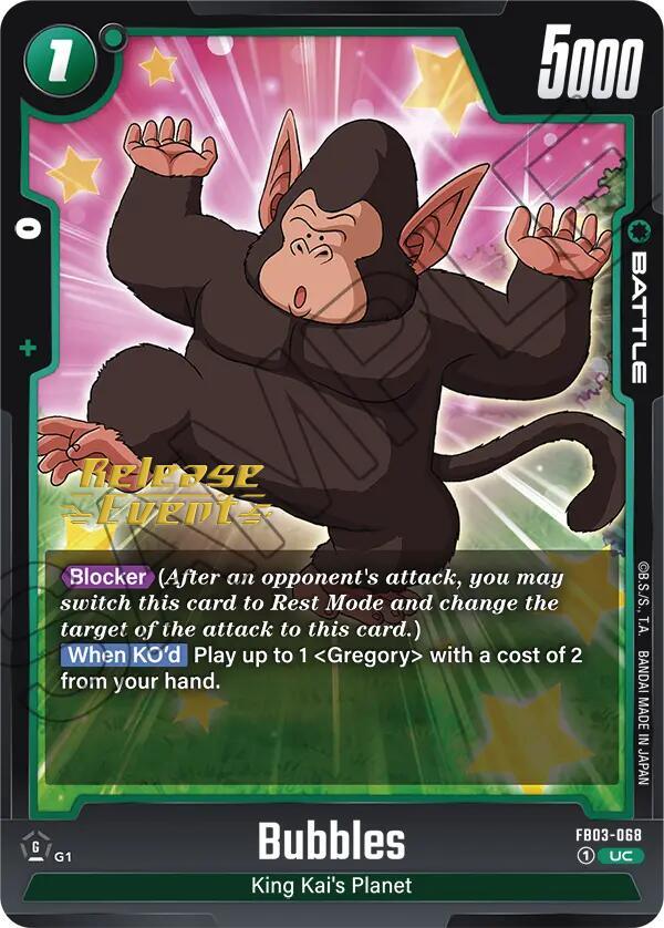 Bubbles [Raging Roar Release Event Cards] (ONLINE ORDER ONLY)