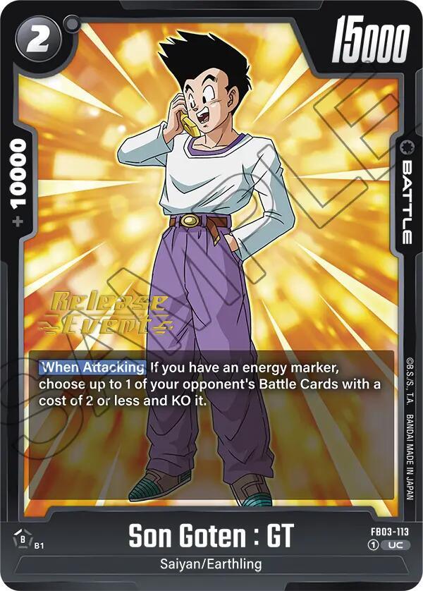 Son Goten : GT [Raging Roar Release Event Cards] (ONLINE ORDER ONLY)