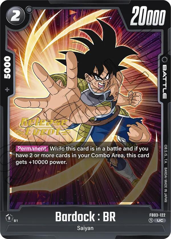 Bardock : BR [Raging Roar Release Event Cards] (ONLINE ORDER ONLY)