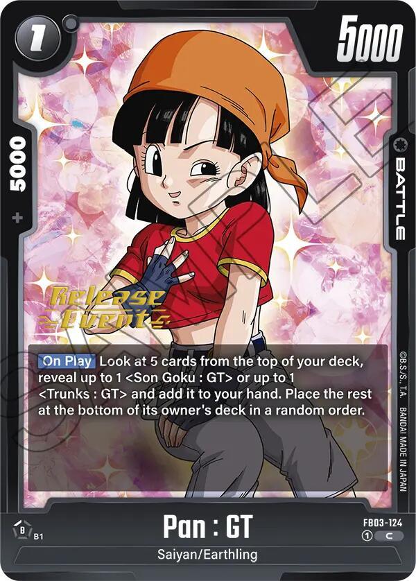 Pan : GT (FB03-124) [Raging Roar Release Event Cards] (ONLINE ORDER ONLY)