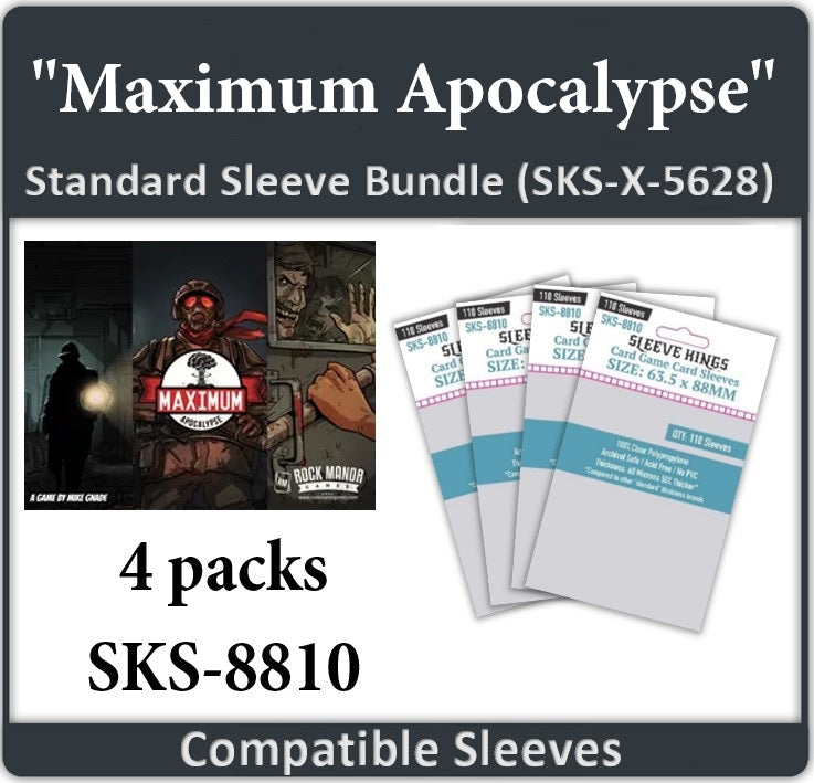 "Maximum Apocalypse" Compatible Sleeve Bundle (8810 X 4) (ONLINE ORDER ONLY)